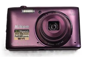 S5300 Nikon Coolpix Plum Digital Camera