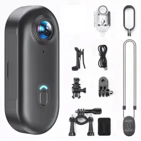 Mzxj-4k Nuisk 4k Thumb Action Camera 128g Sports For Pov Photoshooting Waterproof