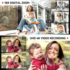 64mp Oiexi 666186954140 Uhd 4k Video Camera Camcorder With 18x Digital Zoom Recor #3