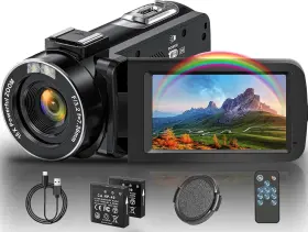 48mp Olesit 445035639642 2.7k Camcorder Video Camera Full Hd For Youtube 3.0 Inch Ips Scre