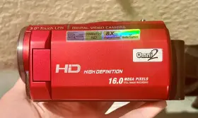 Egi-hd930 Omni2 Omni 2 20 Mega Pixel Digital Video Camera Camcorder Red Model #2