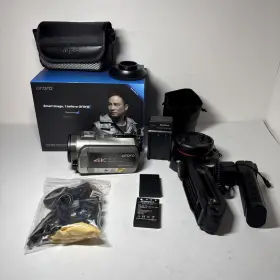 Hdr-az50 Ordro 4k Uhd.265 Camcorder Infrared Night Vision 28 Mp Bundle Open Box