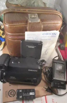 Vcmo300 Orion Vintage Video Camera Camcorder With Accessories / Case