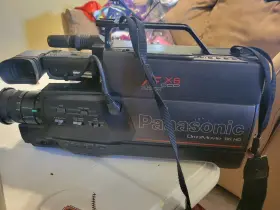 56768 Panasonic Omnimovie Af X8 Ccd Camcorder Excellent Condition With Case And Battery