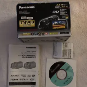 Hdc-tm900 Panasonic 885170040038 32gb Built-in Flash Memory Hd Camcorder Tested And Works #2