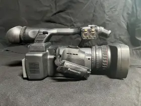 Ag-ac160p Panasonic Professional Camcorder Xxxxhours With Mic Charger Batteries #2