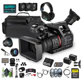 Ag-cx370-ag2-3 Panasonic Ag-cx370 Uhd 4k Pro Camcorder With Ndi Hx2 And Auto-tracking 128gb