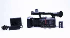 Agcx350pj Panasonic Ag-cx350 4k Camcorder With Custom Rolling Case And Memory Cards