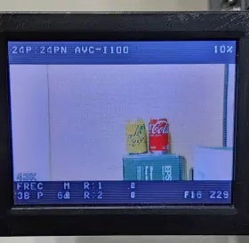Aj-hpx2700g Panasonic Camcorder With Aj-hvf21g Viewfinder #2