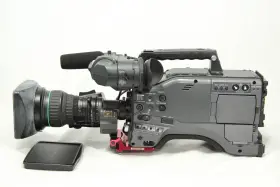 Aj-hpx500p Panasonic P2 Camcorder With Canon J20a X 8 B4 Irs W 2x Extender Lens