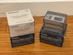 Ay-dvm63amq Panasonic 17 New Advanced/professional Mini Dv Tapes Sealed
