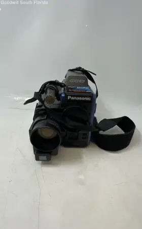 E0451401k Panasonic Black Omnimovie Vhs Hq Afx6 High Speed Zoom Camera Camcorder