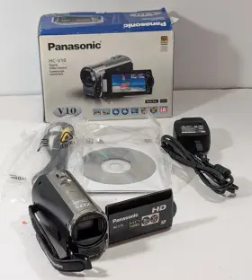Hc-v10k Panasonic Hc-v10 Camcorder 70x Optical Zoom - Black