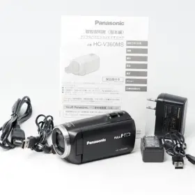Hc-v360ms-k Panasonic Hc-v360ms Black Full Hd Camcorder 90x Ia Zoom Excellent Us Stock