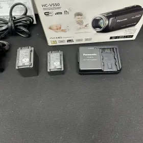 Hc-v550p Panasonic Hc-v550 Full Hd Video Camera Camcorder 10mp With Batteries Charger - Euc #2