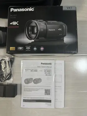 Hc-vx1 Panasonic Vx1 4k Ultra Hd 24x Leica Dicomar Lens - Camcorder Lots Of Extras #2