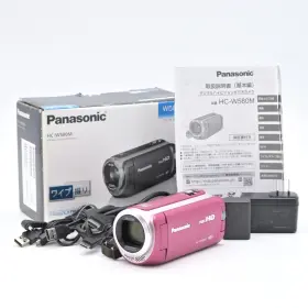 Hc-w580m-p Panasonic Hc-w580m Hd Video Camcorder 50x Optical Zoom Pink Top Mint Us Stock