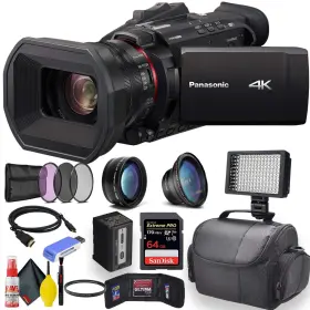 Hc-x1500 Panasonic Edi 2 4k Professional Camcorder With 24x Optical Zoom Advanced Bundle