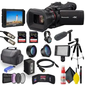 Hc-x1500 Panasonic Edi 3 4k Professional Camcorder With 24x Optical Zoom Pro Bundle