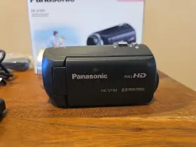Hc-v160 Panasonic Hcv160 Full Hd 8.9mp 77x Camcorder Tested With Battery And 32gb - Working #2