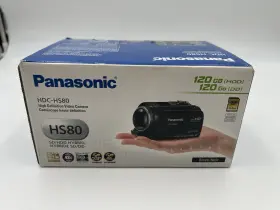 Hdc-hs80pc Panasonic Hdc-hs80 Full Hd Camcorder Black With Batteries Charger Cables In Box