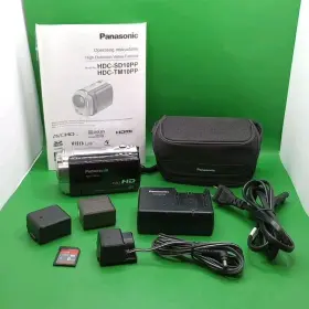 Hdc-sd10pp Panasonic Hdc-sd10 Video/vlogging Camera With Case Charger 3 Spare Batteries