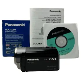 Hdc-sd90 Panasonic With Box Battery Charger Instruction Manual