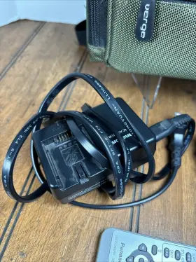 Hdc-sd9p Panasonic Full Hd Camcorder With Case Remote Loose Hinge Tested/works #2