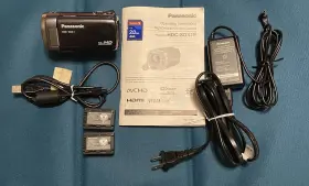 Hdc-sdx1p Panasonic Full Hd Camcorder 20x Optical Zoom / Works 2 Batteries