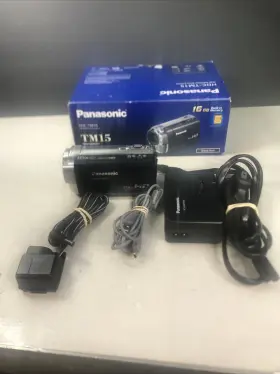 Hdc-tm15 Panasonic 8gb Sd Card Full Hd Video Camcorder Battery And Charger