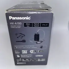 Hx-a100 Panasonic Lightweight Wearable Camera Waterproof With Box Open #2