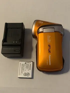 Hx-wa2 Panasonic Orange Digital Camera Waterproof Camcorder Tested Excellent
