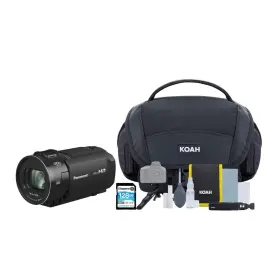 K1087 Panasonic Ko-nostrand V900 Full Hd Black Camcorder 24x Optical Zoom With Memory Card Bundle