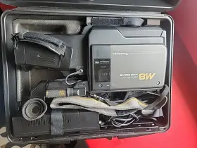 Vw-shm8 Panasonic Nv-m8px Vintage Nv-m8 Vhs Movie Camera Recorder Hard Case Accessories