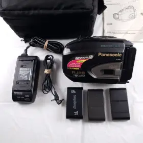 Nv-rj28pn Panasonic Vintage Camcorder Palmcorder Video Camera Tested With Charger #2