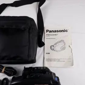Nv-rj28pn Panasonic Vintage Camcorder Palmcorder Video Camera Tested With Charger #3