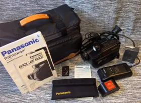 Pv-43d Panasonic Pv-34d Vtg Palmcorder X20 Digital Zoom Model Hand Held Video Recorder