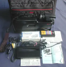 Pv-502d Panasonic Vintage 1989 Omnimovie Vhs Video Camcorder X6 Af Car Charger
