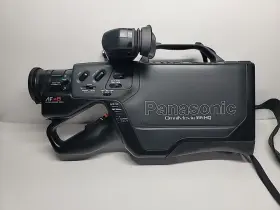 Pv-605s Panasonic Vhs Omnimovie Camcorder With Case Tested New Rechargable Batt #3