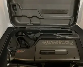 Pv-715sd Panasonic Omnimovie Vhs Hq Camcorder Afx12 Case Battery Untested 1991 #2