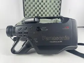 Pv-800 Panasonic Vintage Omnimovie Vhs Camcorder Video Camera With Hard Case #2