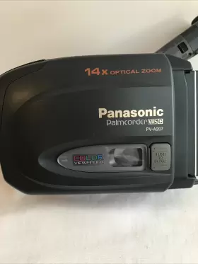 Pv-a207 Panasonic Palmcorder Vhsc Camera Camcorder For Parts /as Is #3