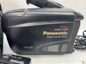 Pv-a216 Panasonic Palmcorder Camcorder With 2 Batteries And Charger Tested #2