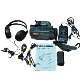 Pv-a306d Panasonic Pv-a306 Palmcorder Iq Color Viewfinder Camcorder 4 Head With Extras