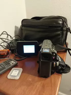 Pv-dv402d Panasonic Palmcorder 700x Mini Dv Camcorder With Accessories #2
