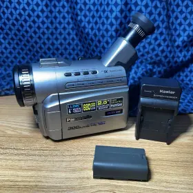Pv-dv51d Panasonic Palmcorder Pv-dv51 Dv51d Mini Dv Camcorder 18x New Battery Tested