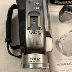 Pv-dv701d Panasonic Mini Dv Hybrid Camcorder 500x Digital Zoom For Parts/repair #2