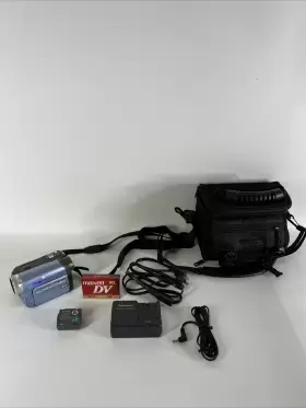 Pv-gs19 Panasonic Mini Dv Tape Camcorder With Charger Accessories Tested