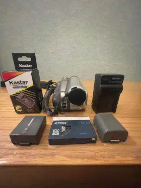 Pv-gs29 Panasonic Minidv 30x Zoom Camcorder Video Camera 2 Battery/charger Read #2