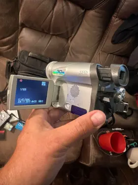 Pv-gs34 Panasonic Minidv Camcorder Bundle W Extras Fully Working #2